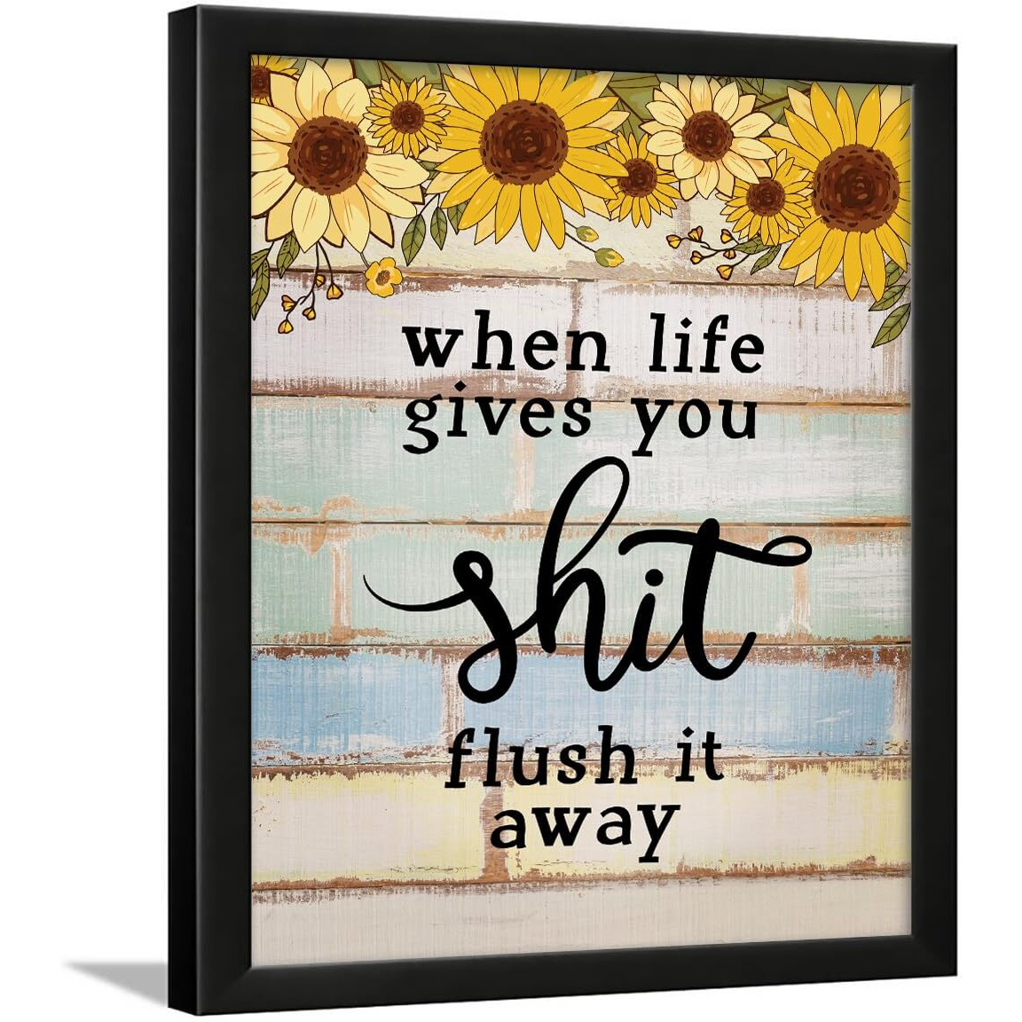 Chaka Chaundh - Bathroom Posters With Frame - Washroom Quotes Frames - Toilet Quotes Wall Hanging - Bathroom Etiquette Poster  Bathroom Rules Poster - (14 X 11 Inches)