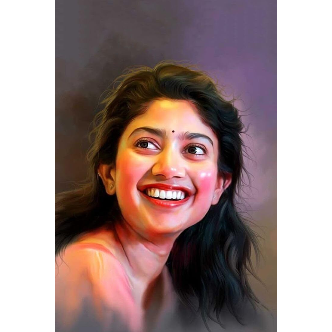 Vsk Sketch Digital Handmade Oil Painting Gift | Customised Photo Frame | Customized Digital Painting | Oil Painting Photo Frame