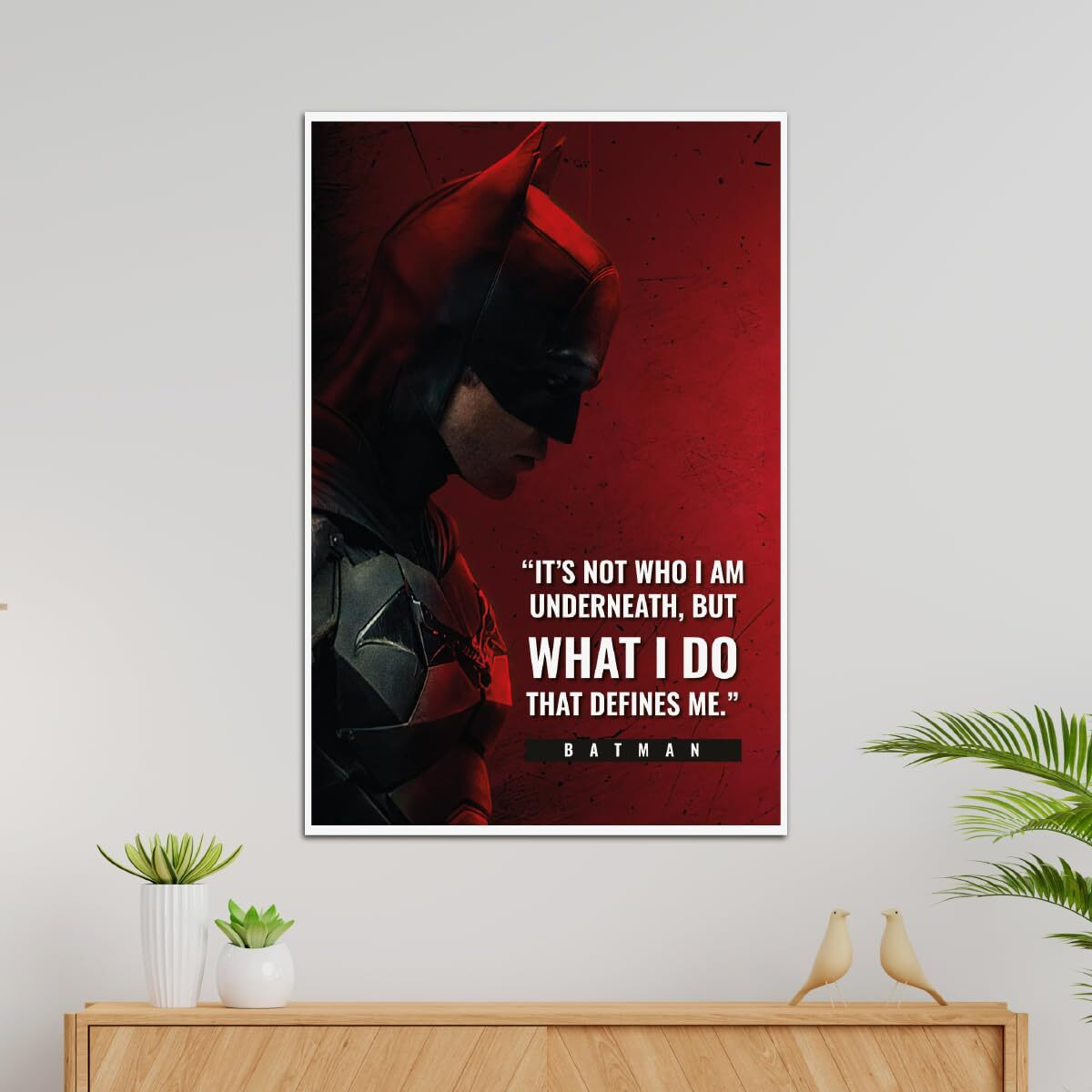 Tenorarts Batman Quotes Poster Comic Wall Posters With Adhesives With Thick 300 Gsm Matt Finish Paper (18Inches X 12Inches)