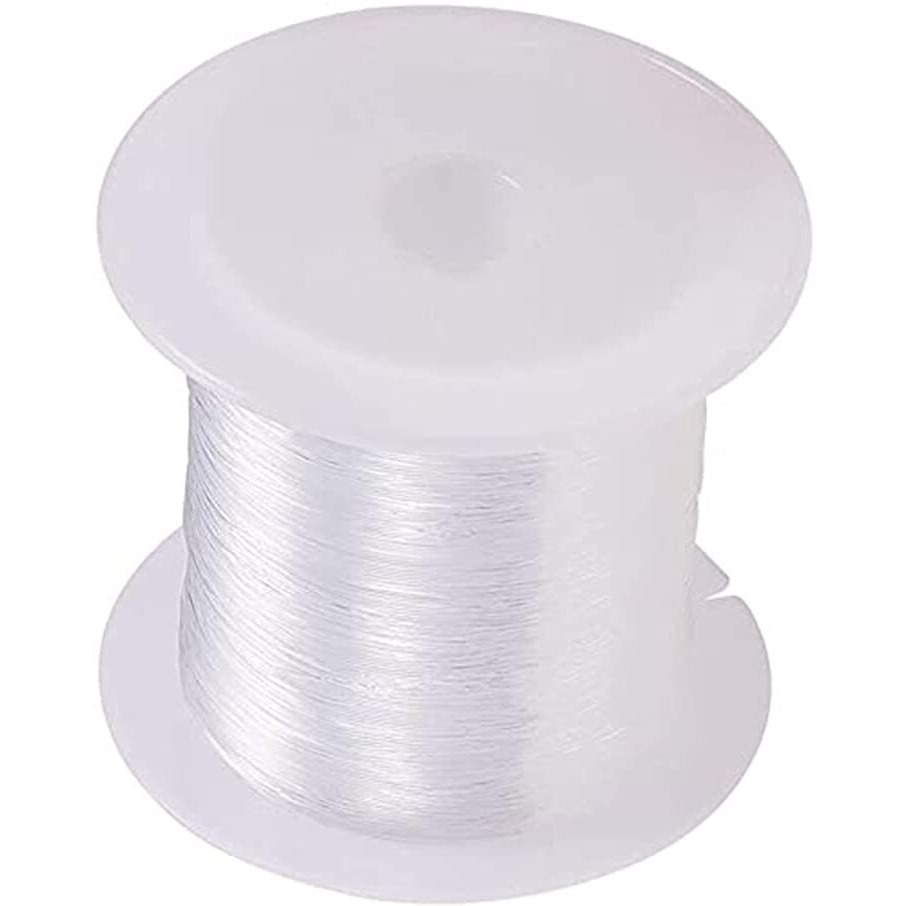 Diy Crafts 1 Pc, Fishing Line, Clear Invisible Craft Nylon Thread Monofilament Fishing Line Bead String Cord For Gemstone Jewelry Diy Making Bracelet Hanging Decoration (1 Pc, Fishing Line)