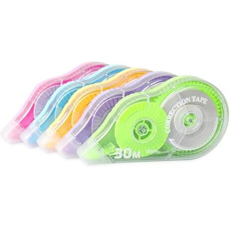 Glun Multipurpose 150 Meter White Strip Error Correction Tape With Front Cap For Office, School, Project, Assignment Pack Of 1