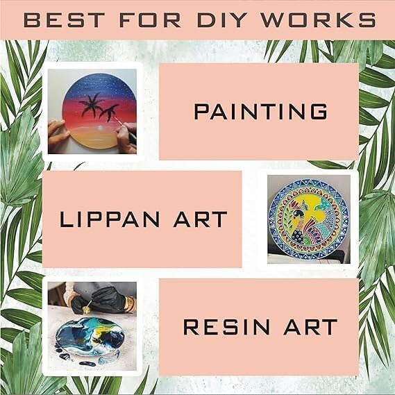 Sure Laser Cut Mdf Wood Round Design With New Patter Inside The Circle For Home Decor Diy Round Cutout For Arts And Crafts Purpose,Home Decor,Lippan Art Decoration (8 Inch)