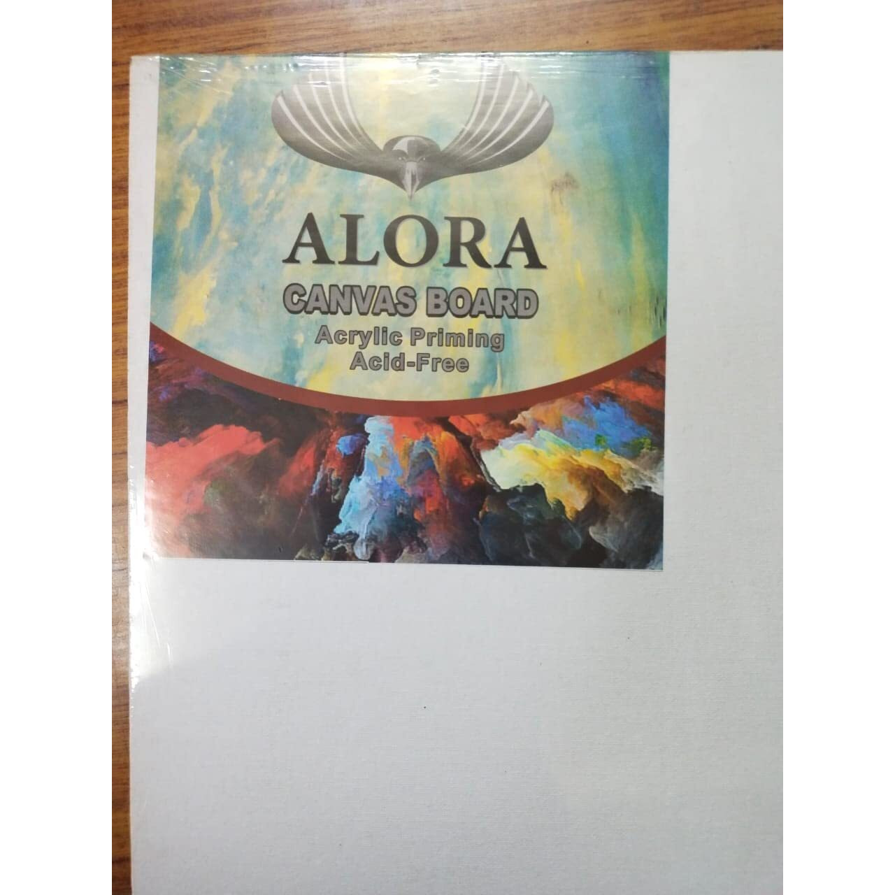 Alora Cotton Canvas Board Medium 8 X 8 Inch - Pack Of 4 - White