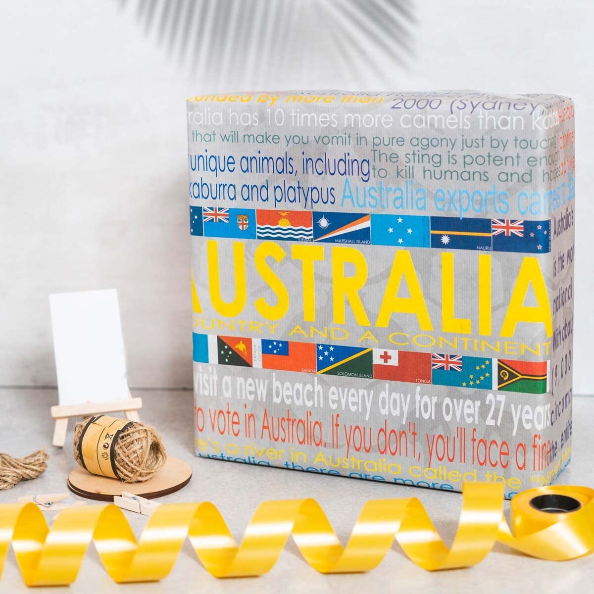 Evince Gift Wrapping Paper | All 7 Continent Country Flags And Few Facts | Birthday Office Gifts Anniversary Theme Party Business Gifting | Diwali Christmas Greeting | Set Of 7 Recyclable Wrapper