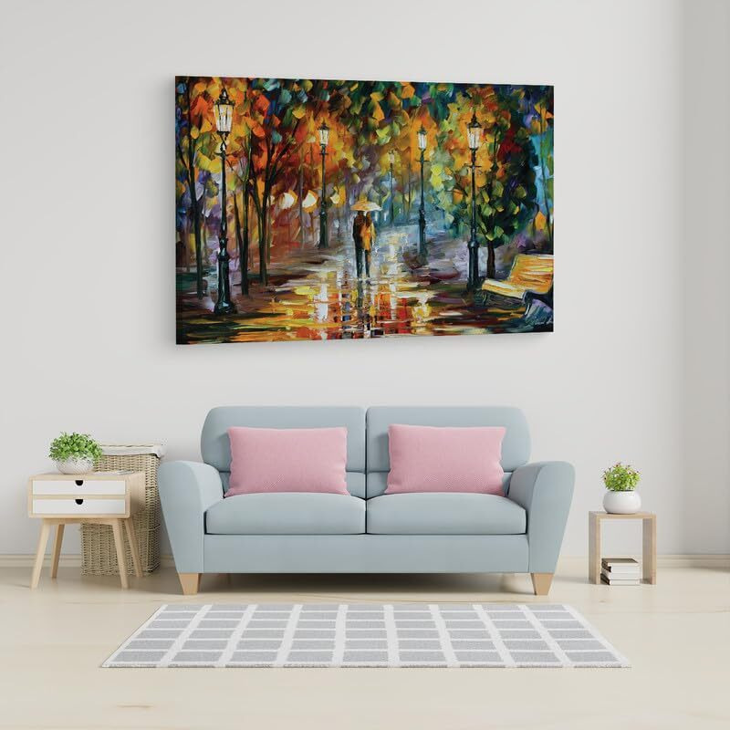 Truecanvas 16 X 24 Inch, Pine Wood Framed Canvas Paintings For Home Decor, Ready To Wall Hanging, Premium Painting For | Bedroom, Living Room, Office Wall Decoration | Wall Art Painting, Ct2861
