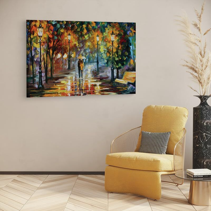 Truecanvas 16 X 24 Inch, Pine Wood Framed Canvas Paintings For Home Decor, Ready To Wall Hanging, Premium Painting For | Bedroom, Living Room, Office Wall Decoration | Wall Art Painting, Ct2861