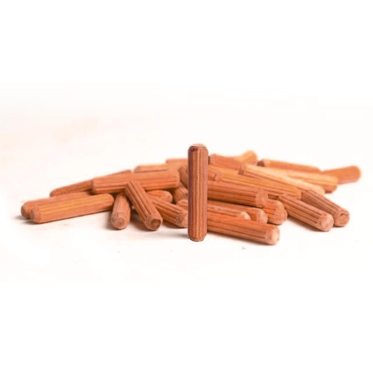 Bloomax Dowel Pins. Furniture Connector Fastener Accessories. Grooved Fluted Dowel. Made Of Hardwood. (08Mm X 50Mm, Pack Of 1000 Pcs)