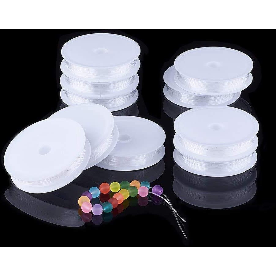 Diy Crafts Only 1 Roll, Stretchy Elastic Thread, Only 1 Roll, Stretchy Elastic Thread, Stretchy Elastic Crystal Ro(Only 1 Roll, Stretchy Elastic Thread)