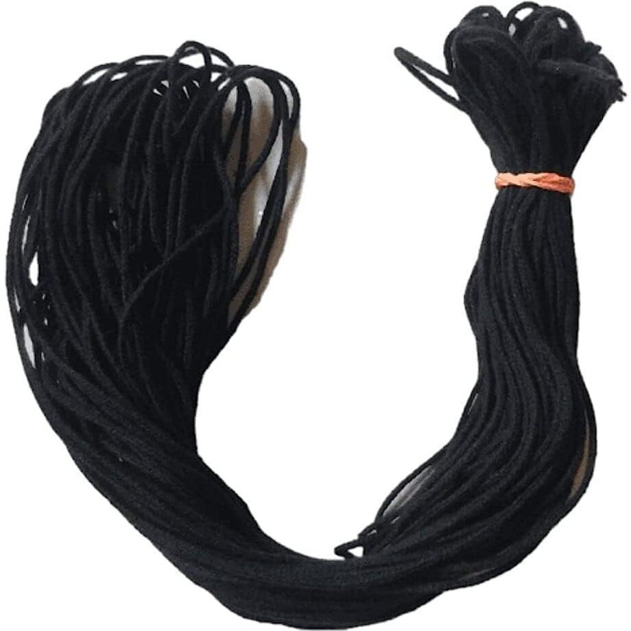 On Blow Soft Black Cotton Thread, Kala Dhaga Nazar Suraksha, 20 Meters, Pack Of 3