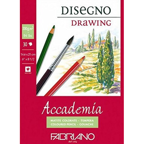 Fabriano Accademia Drawing Pad 200 Gsm A5