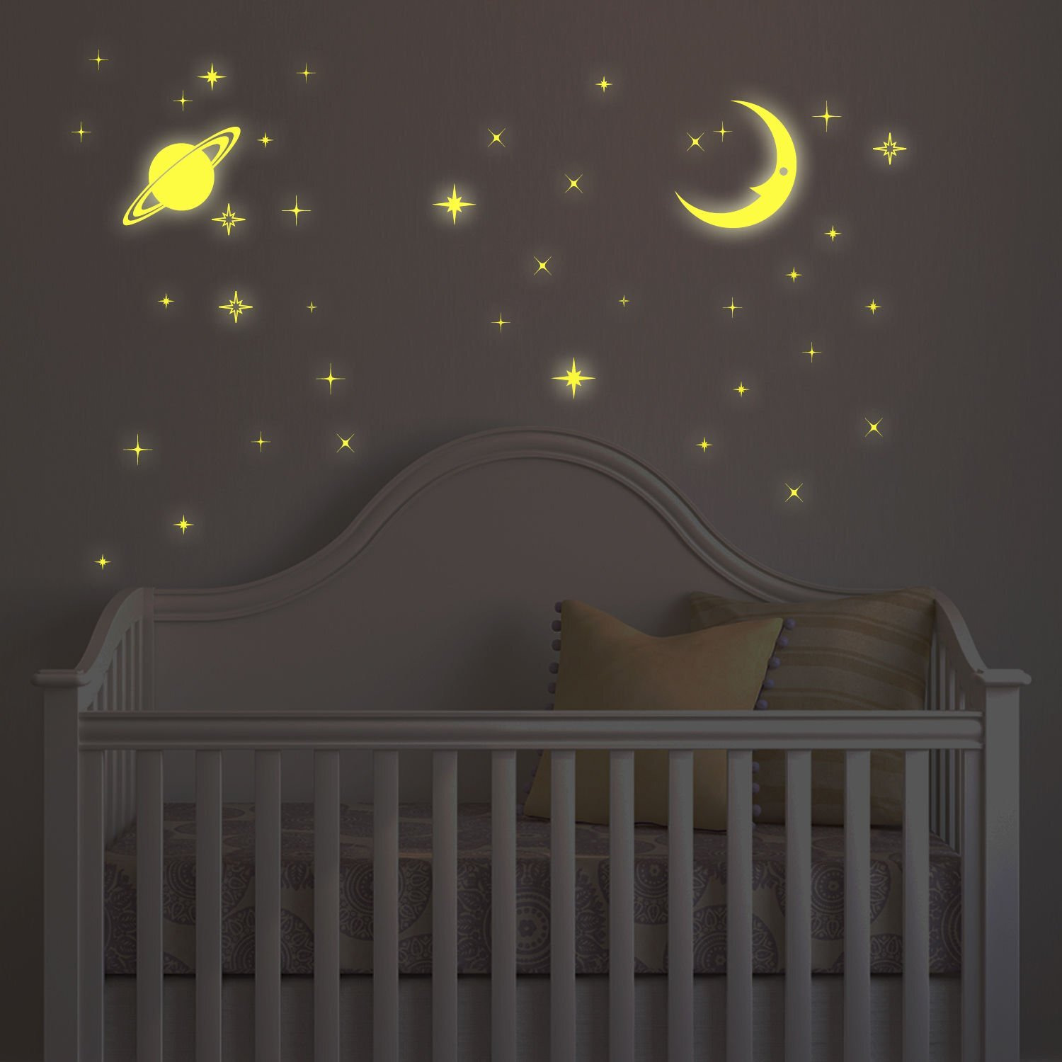 Jaamso Royals Radium Galaxy Of Stars Wall Stickers (Pvc, 32 Cm X 24 Cm X 0.5 Cm)