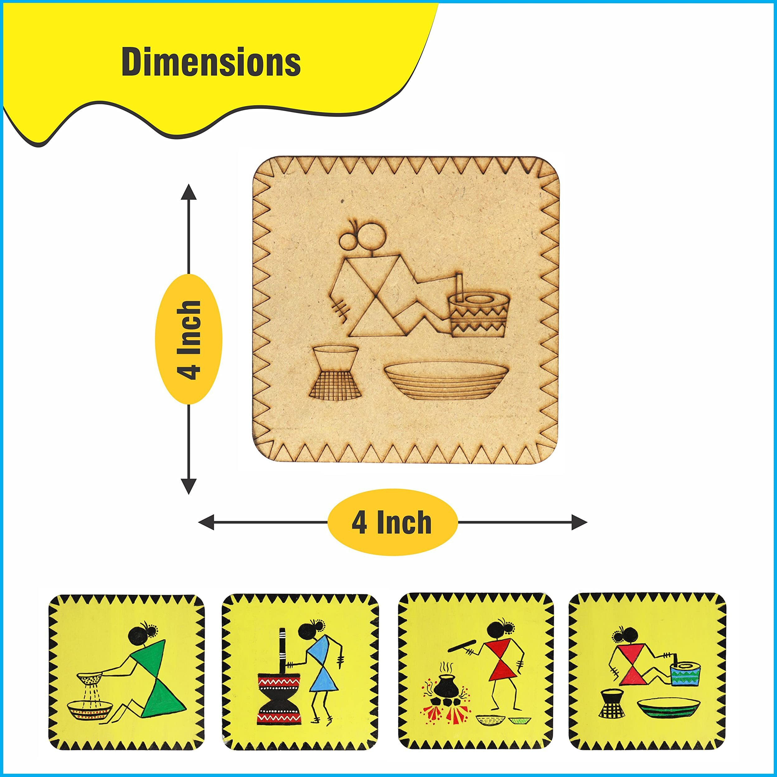 Solobolo Warli Art Painting Kit With Art And Craft Materials | Craft Kit For Girls 12-15| Gift For Girls Age 8 9 10 11 12 13 14 15