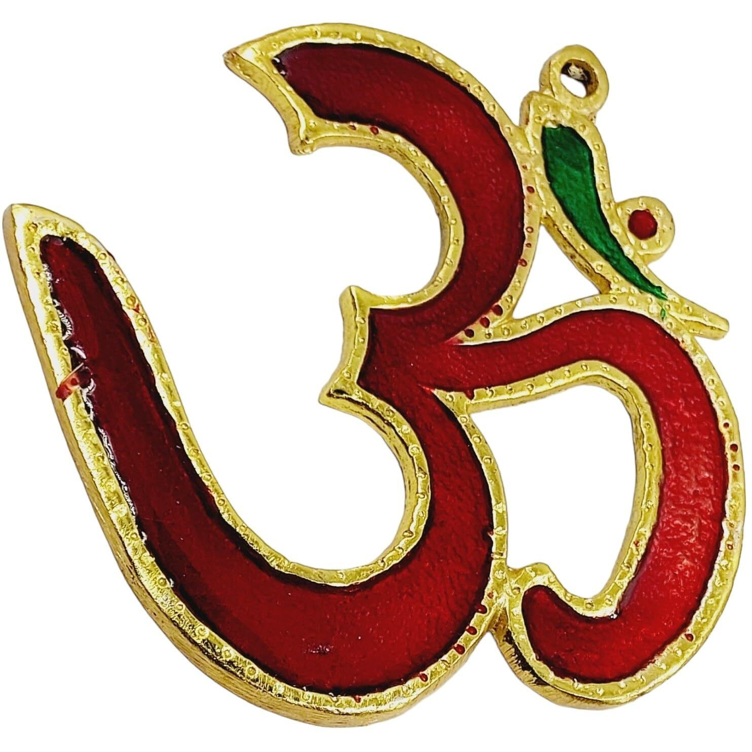 Artiskriti Om Wall Hanging For House Entrance Door Decorative Metal Aum Wall Art House Warming Gifts For New Home Main Entrance Door Decoration Showpiece, 15 Cm