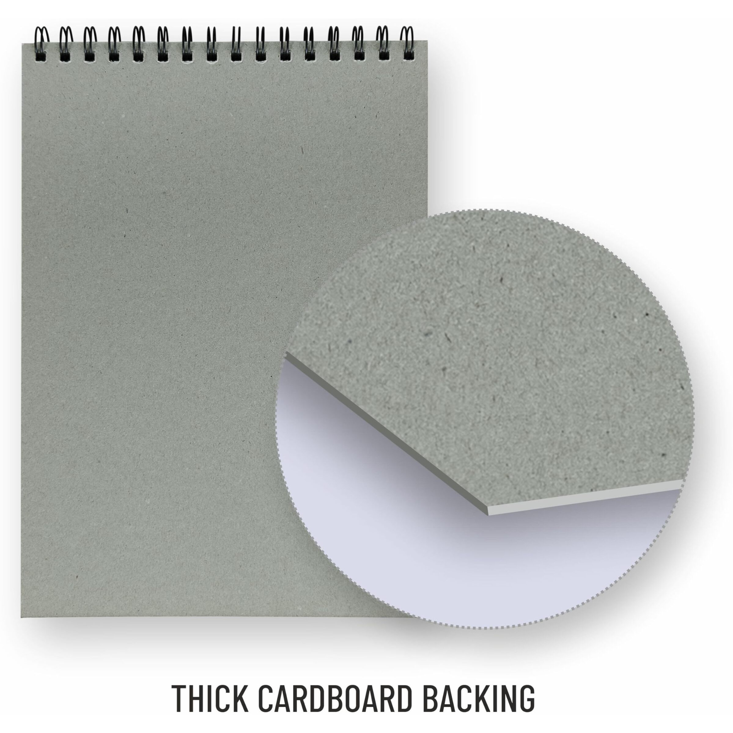 Anupam Ultra Artist Book A4 | Wiro Binding Sketch Book | Durable Acid Free Cartridge Paper 200Gsm (25 Sheets, 50 Pages) | Ideal For Kids, Beginners, Artists & Professionals