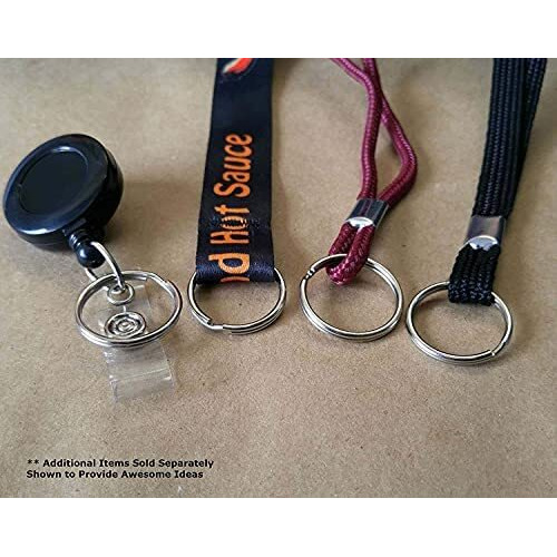 Diy Crafts 10X, Metal Split Ring, Pack Of 5 Pcs - 200 Pcs Key Chain Ring Metal Split Ring For Dog Tag And Key(10X, Metal Split Ring)