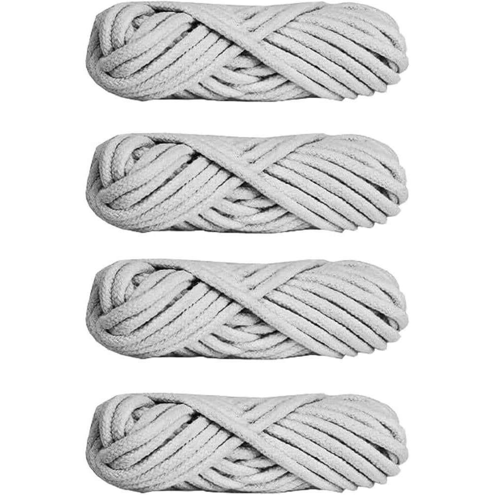 On Blow Cotton Nada/Pyjama Dori Strings Round (Pack Of 6) Off White (3.5 Meters)