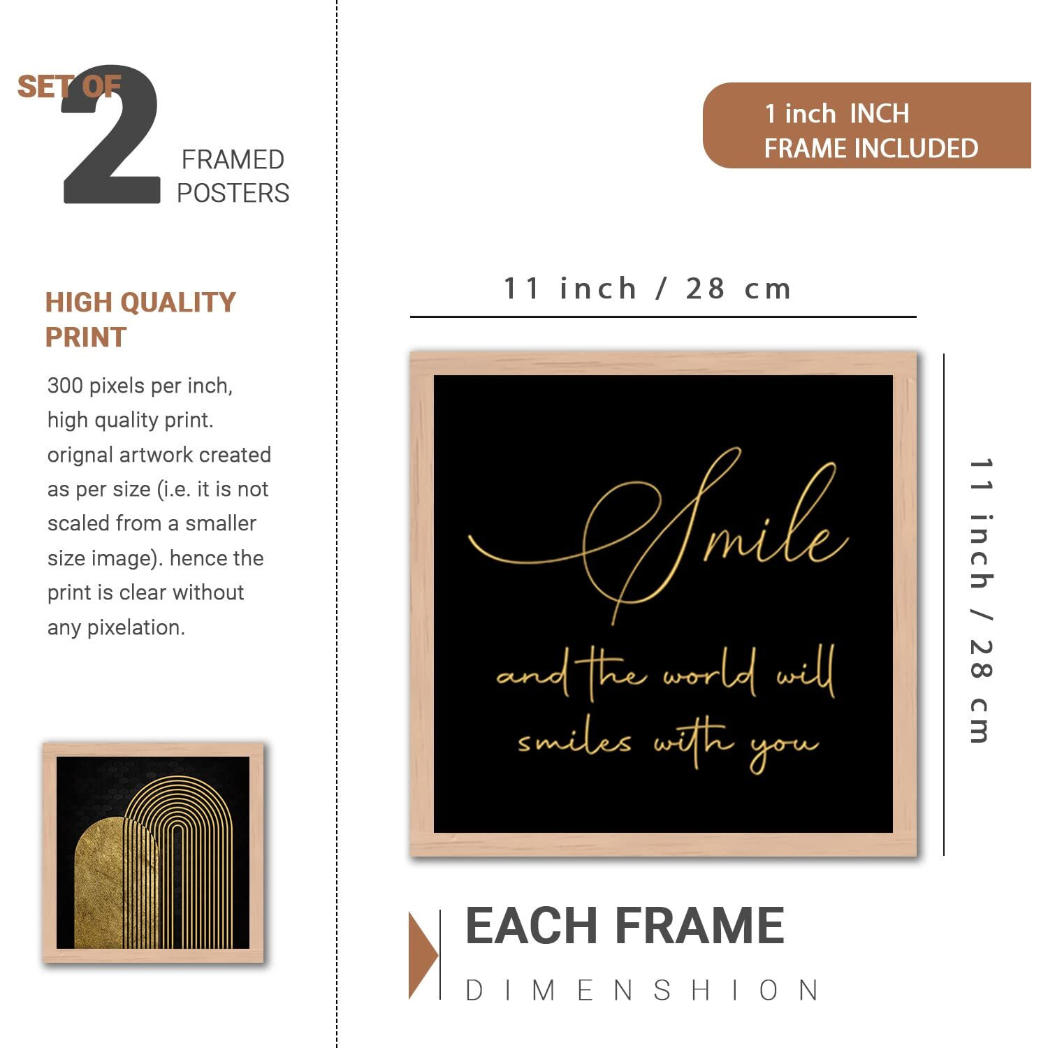 Kalit Kala Decor Paintings For Wall Decoration With Frame | Leaf Paintings For Living Room, Bedroom | Big Size Set Of 4