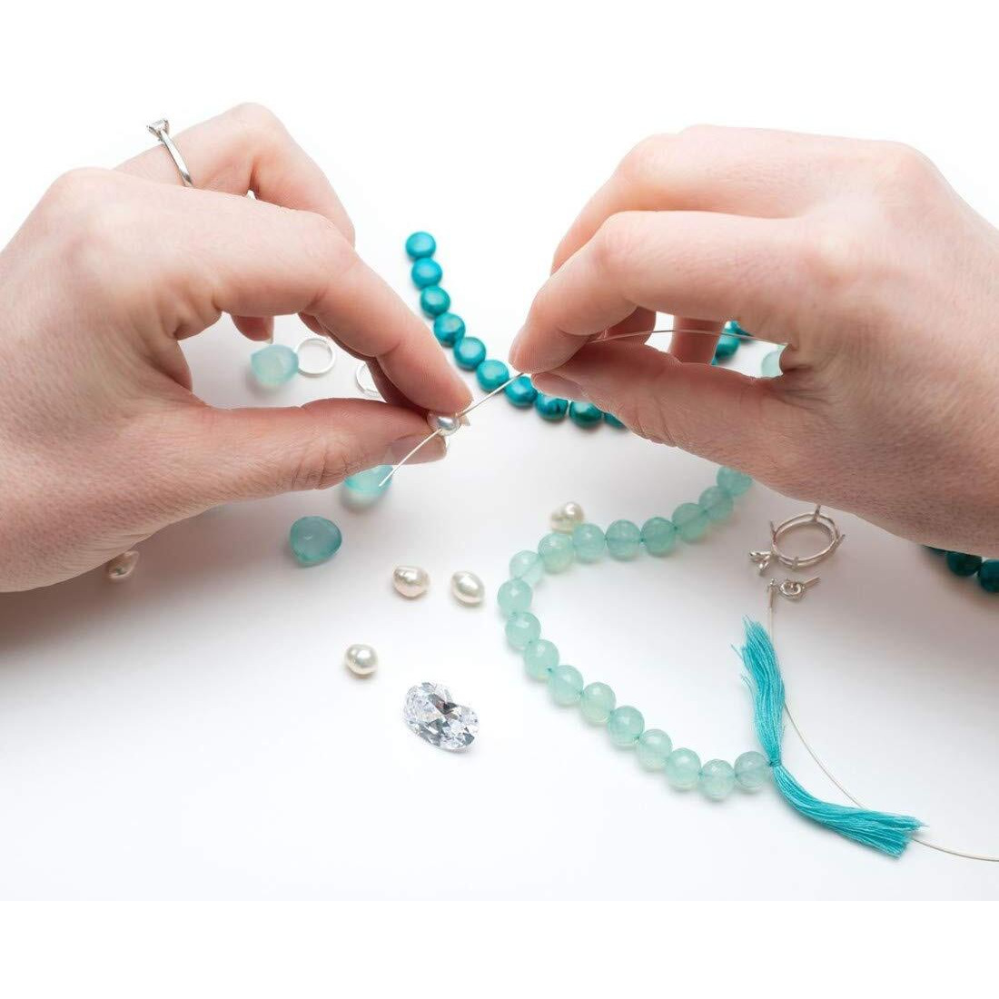 Diy Crafts Non Stretch Non Stretchy Crystal String Beading Thread Nylon Line Rope For Jewellery Making Crafts 0.45Mm For Jewellery Making (Pack Of 1 Pc, Non Stretchy)