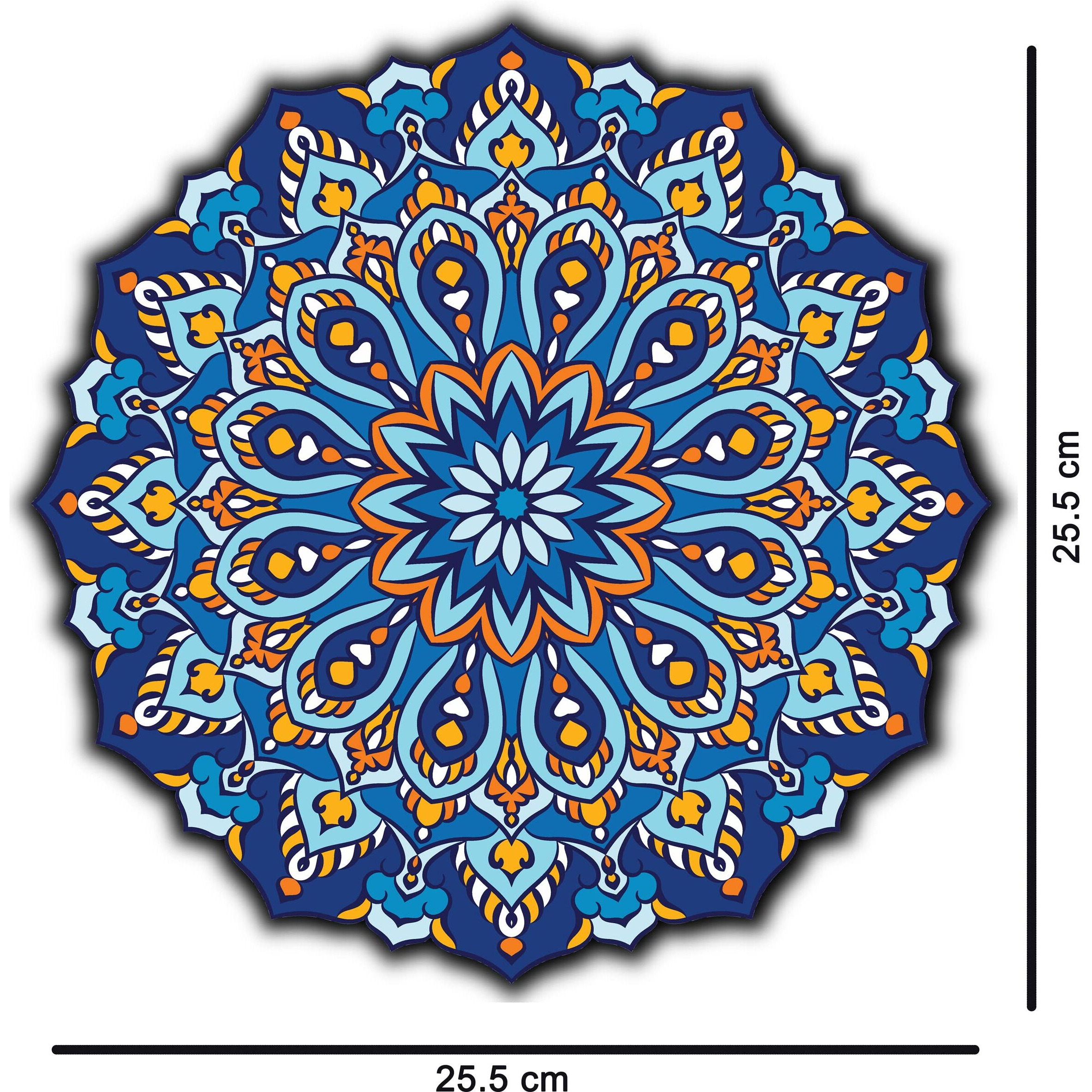 Vah- Kya Bat Hai  Wall Art For Living Room, Room Wall Art, 3D Wall Art, 3D Wall Decor, Mandala Wall Decor, Mandala Wall Hanging, Wall Arts For Living Room, Wood Decor For Wall (Set Of 1)