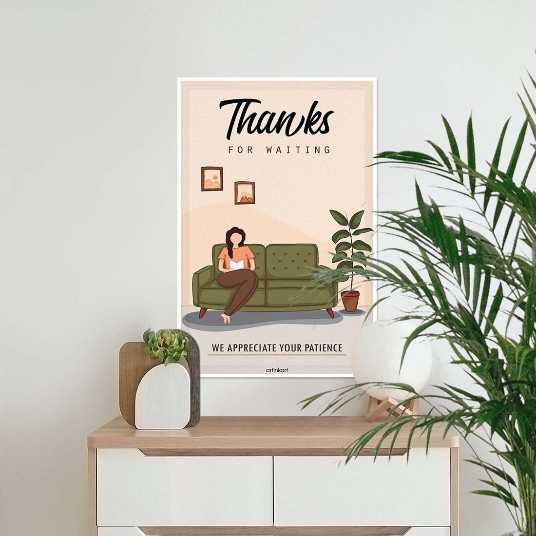 Artinkart- Posters For Hospital Opd Waiting Area Poster For Shop Clinic Office Wall Decor Aesthetic (Paper, 12X18 Inches, Multicolor) Unframed