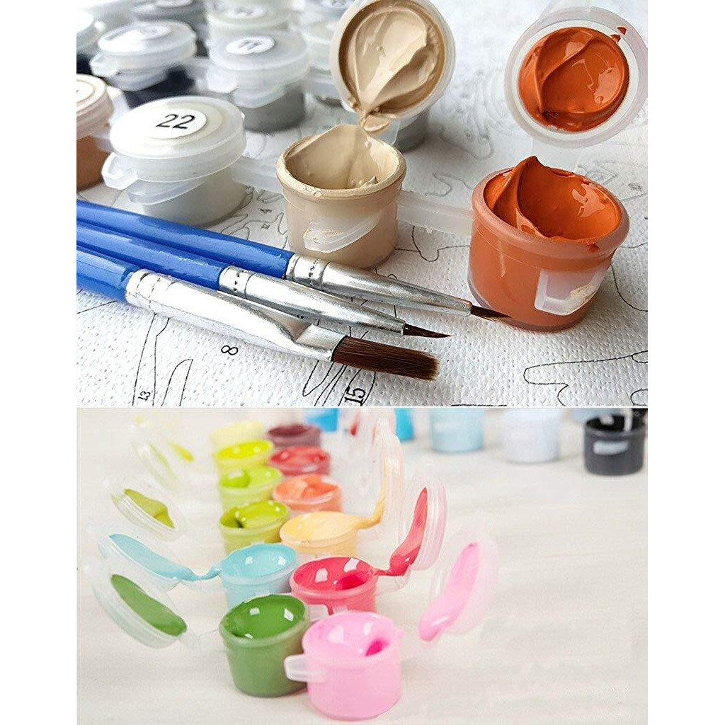 Hasthip Paint By Numbers For Adults Painting Kits, Oil Painting Diy Kit For Adults Pre-Printed Canvas Art Home Decoration, Beginners Friendly, Multicolor