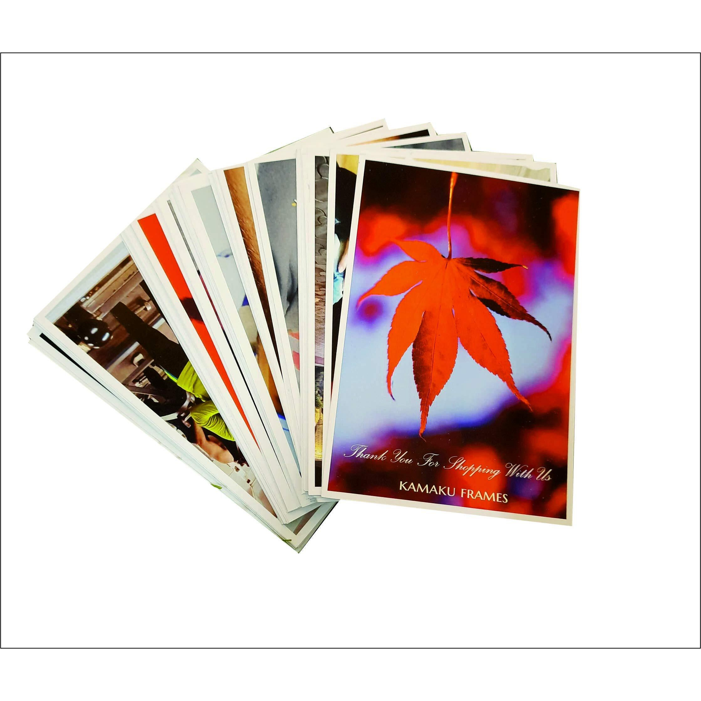 Kamaku Frames Personalize/Customized Wall Posters Of Your Photo/Design (Size -A4 Inch, Multicolour), Matte Finish Ii (Hd Poster) Ii - Pack Of 20 Poster