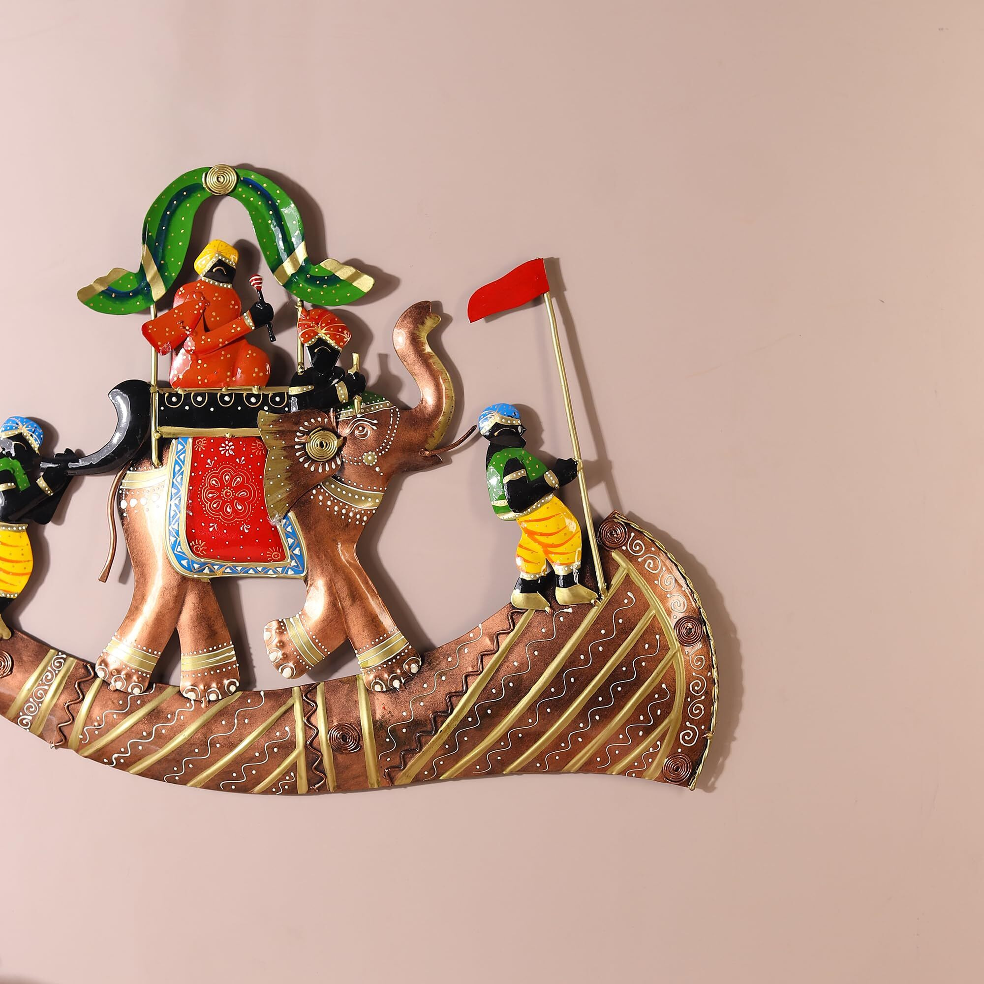 Habere India-All The Cultures Fabricating India Rajasthani Baraat Wall Decor | Wall Decor For Living Room | Corporate Gift Items | Corporate Gifting Wall Art | Best Corporate Gifts For Employees