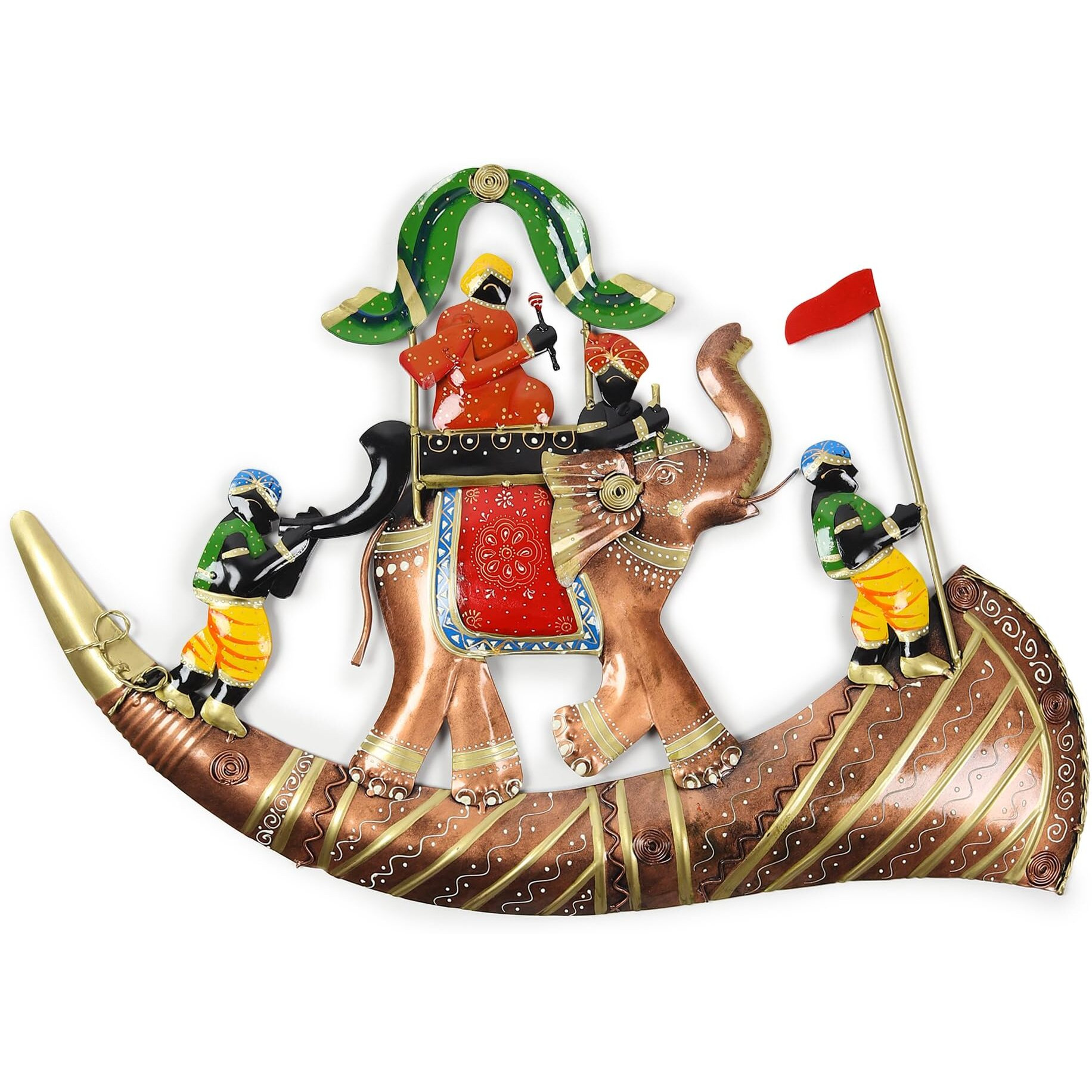 Habere India-All The Cultures Fabricating India Rajasthani Baraat Wall Decor | Wall Decor For Living Room | Corporate Gift Items | Corporate Gifting Wall Art | Best Corporate Gifts For Employees