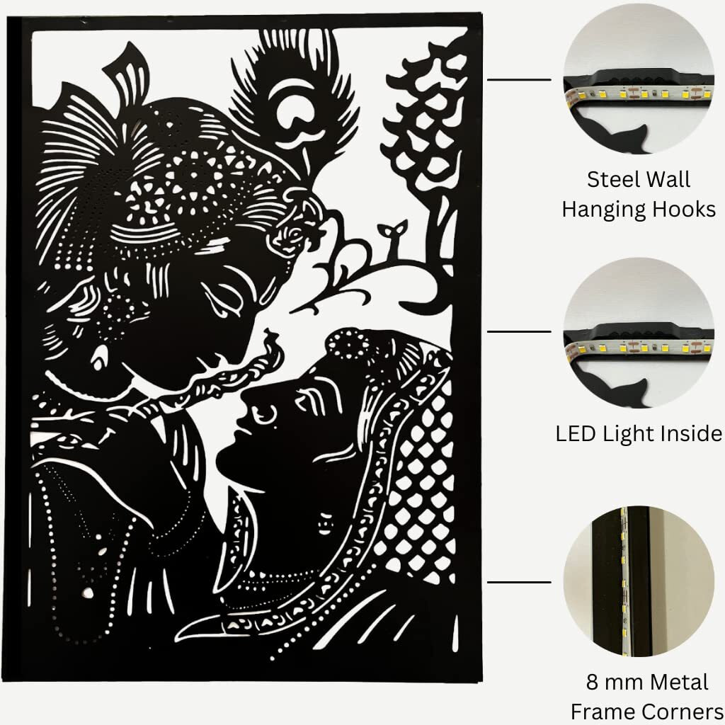 Eu Enhance Your Home Decor With Metal Wall Art And Led Lights Perfect Wall Hangings For Living Room And Bedroom, Ideal Show Pieces For Stylish Room Decor And Unique Home Decor Items.