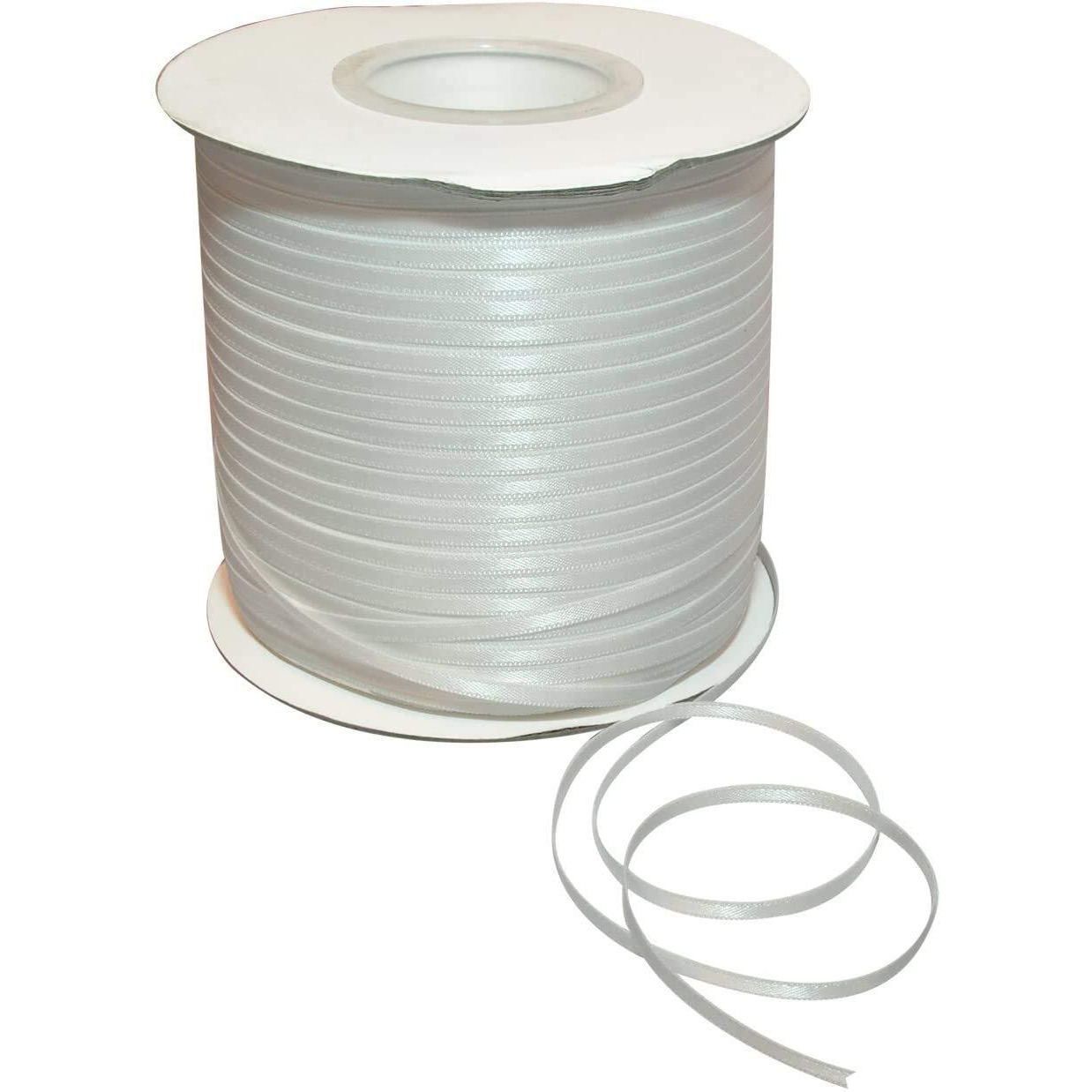 Double Face Satin Ribbon For Sewing Embroidery And Designing Apparels (Off White)