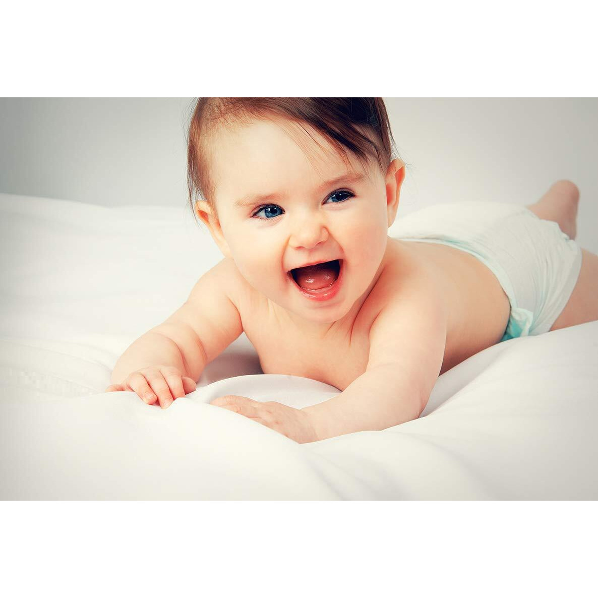 Manial Set Of 4 Cute Smiling Baby Posters, Multicolour, Paper, 12 X 18 Inch, Large