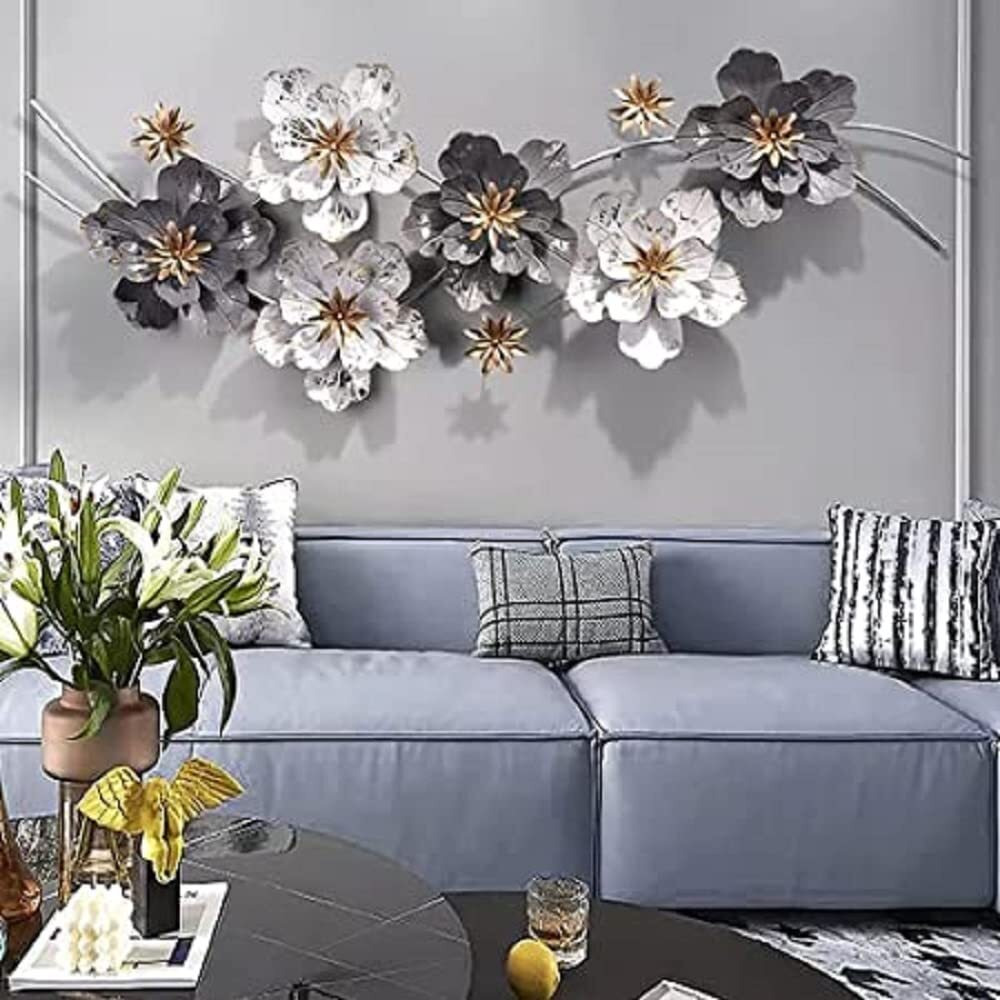 World Dc Metal Abstract Wall Art, Home Decoration Perfect For Living Room, Hotel, Restaurant, Bedroom, Drawing Room (Multicolor) (Size 51 X 22 In)