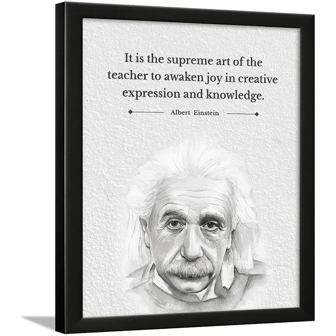 Chaka Chaundh - Motivational Quotes Frames - Framed Posters With Frame  Suitable Albert Einstein Quotes Wall Frames For Office, Student And Study Room - Photos With Quotes - (14 X 11 Inches)