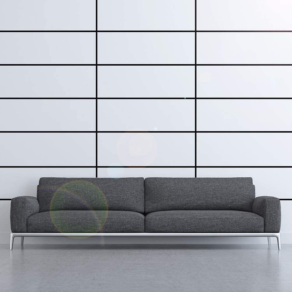 Starewa 50M Home Tile Sticker Waterproof Gap Sealing Tape Strip Adhesive Tile Decoration Floor Tape For Floor And Wall(1Cm X 50M,) (Black)