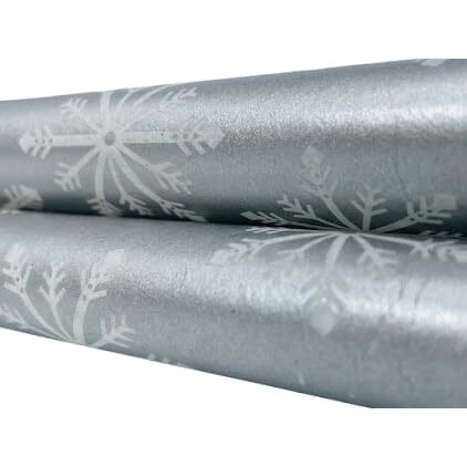 Kidsy Winsy Gift Wrapping Paper (Silver) | Tissue Paper Gift Wrap | Bouquet Wrapping Paper | Art And Craft | Recyclable Wrapping Paper | Lightweight And Soft | 80 Sheets, 18 Gsm (20 X 20 Inches)
