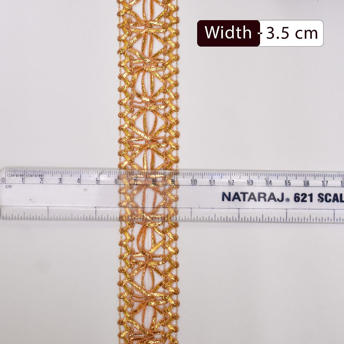 Embroiderymaterial Laces And Borders Material Gota Patti Lace For Saree, Dupatta, Blouse, Kurti & Other Dresses (4 Rolls, 1Roll/Color, 8 Meters/Roll)