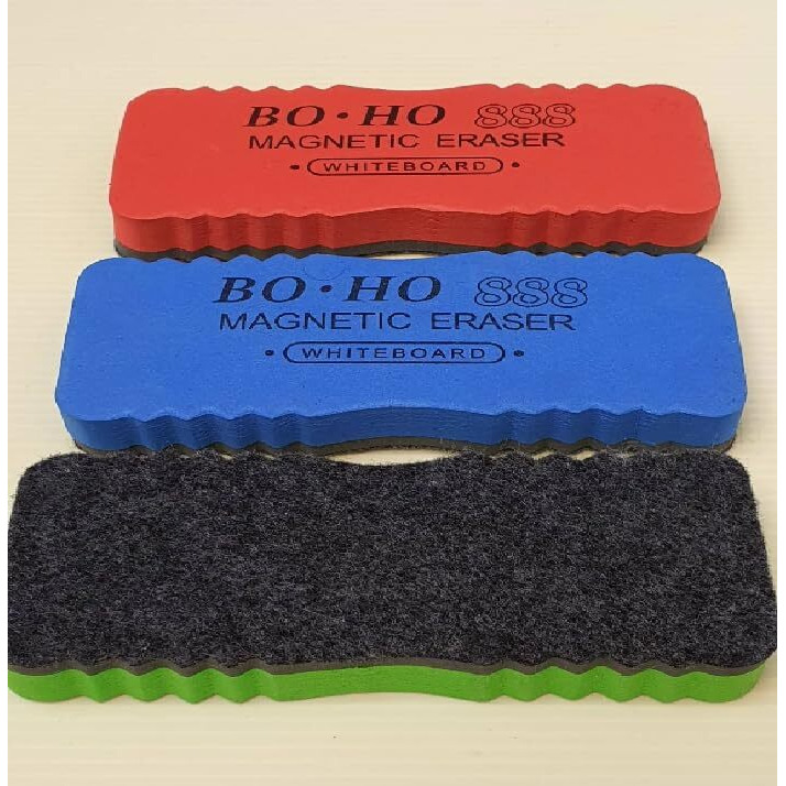 Accuprints Magnetic Whiteboard Erasers, Pack Of 1,(Random Color  Pack Of 1). Red Blue Green Colours Available