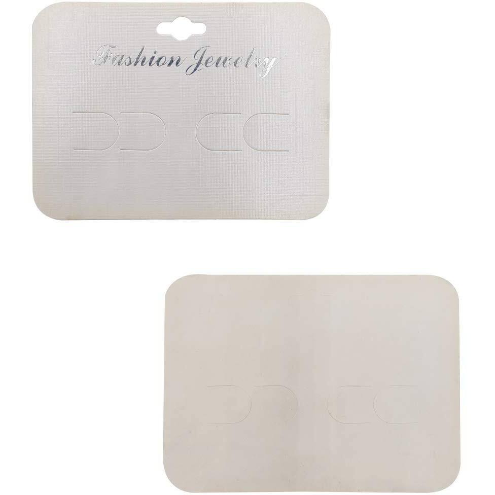 Diy Crafts Pack Of 50Pcs 50X1, White Color, 50Pcs/Lot 7Cmx9.7Cm As Image Jewellery Display Cards For Necklaces Jewellery-Making Display (Pack Of 50Pcs 50X1, White Color)