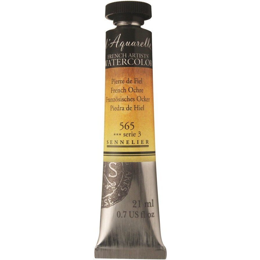 Sennelier Laquarelle French Artists Watercolour 21 Ml French Ochre