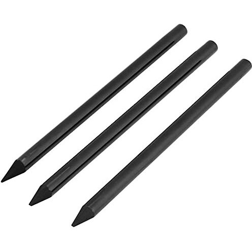 Artbee Black Woodless Charcoal Pencils, 3 Piece. Features 3 Grades Of Charcoal Including Soft, Medium And Hard.