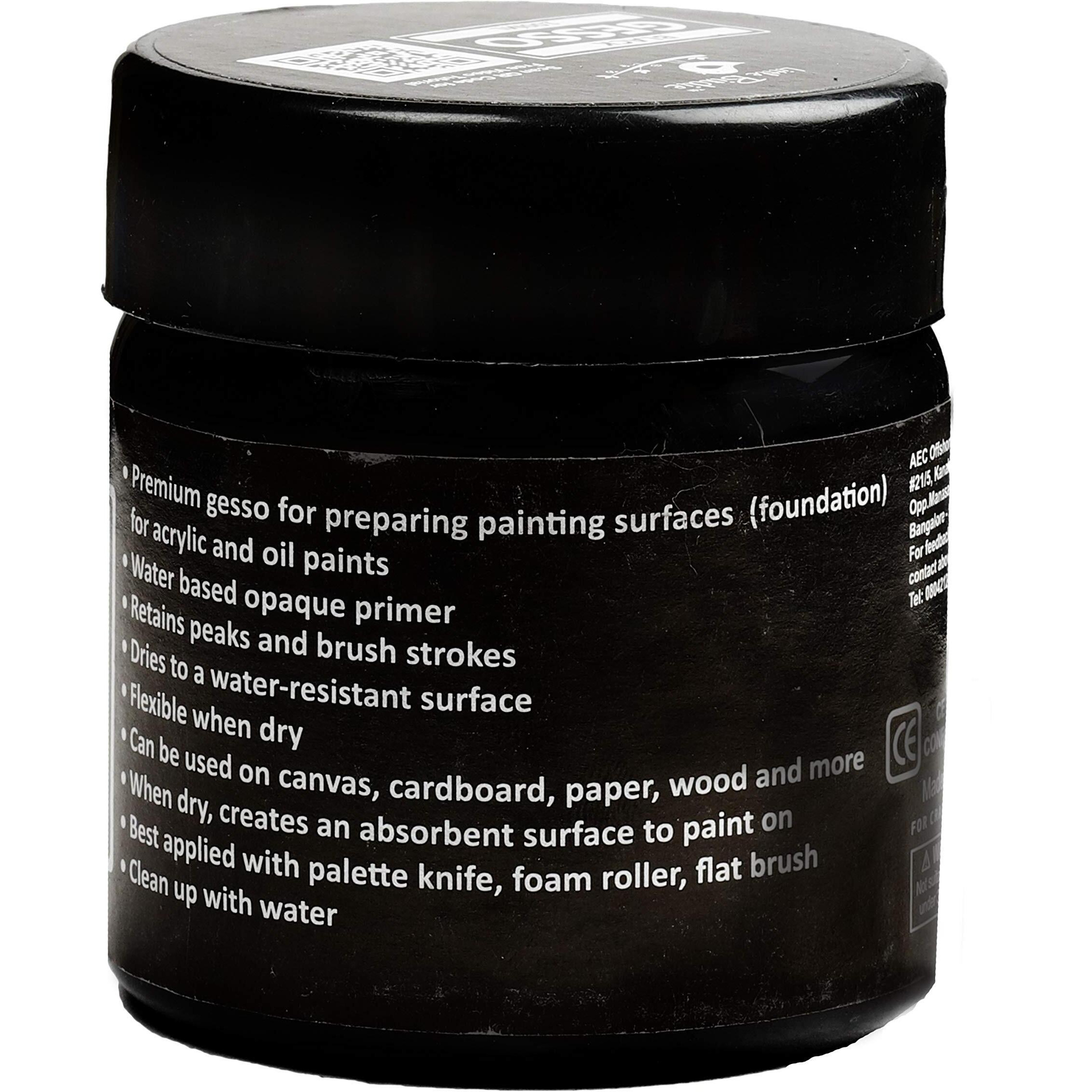 Itsy Bitsy Craft Store 42403 Gesso Finish Paint 100Ml, Multicolor
