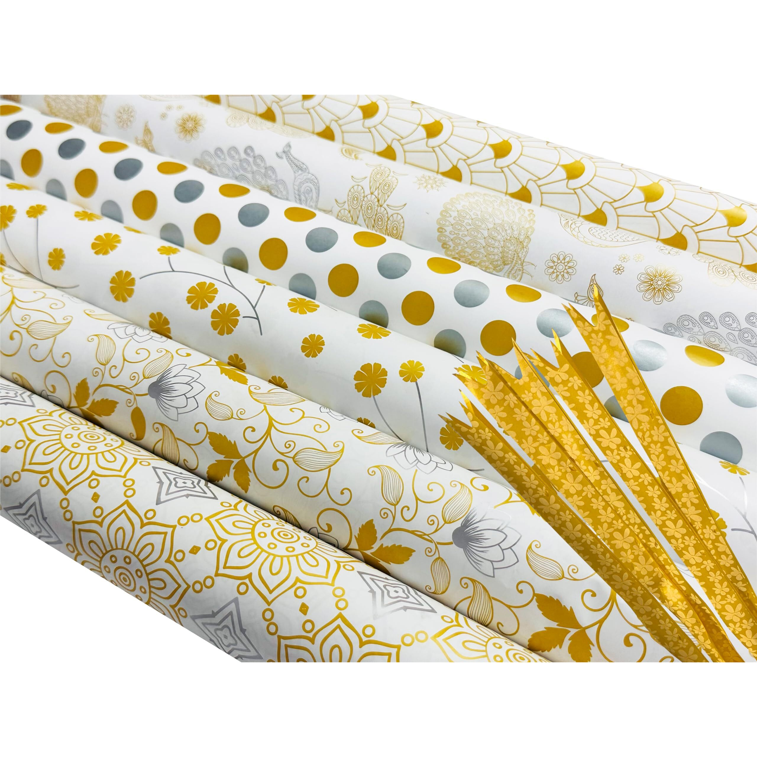 Ofixo Md9 Premium Design Gift Wrapping Paper Sheet, Gift Paper, Gift Papers Sheets, Gift Cover Rapping Paper, Gift Packing Materials, Paper Sheet For Gift Packing (Mix Design - Pack Of 6)
