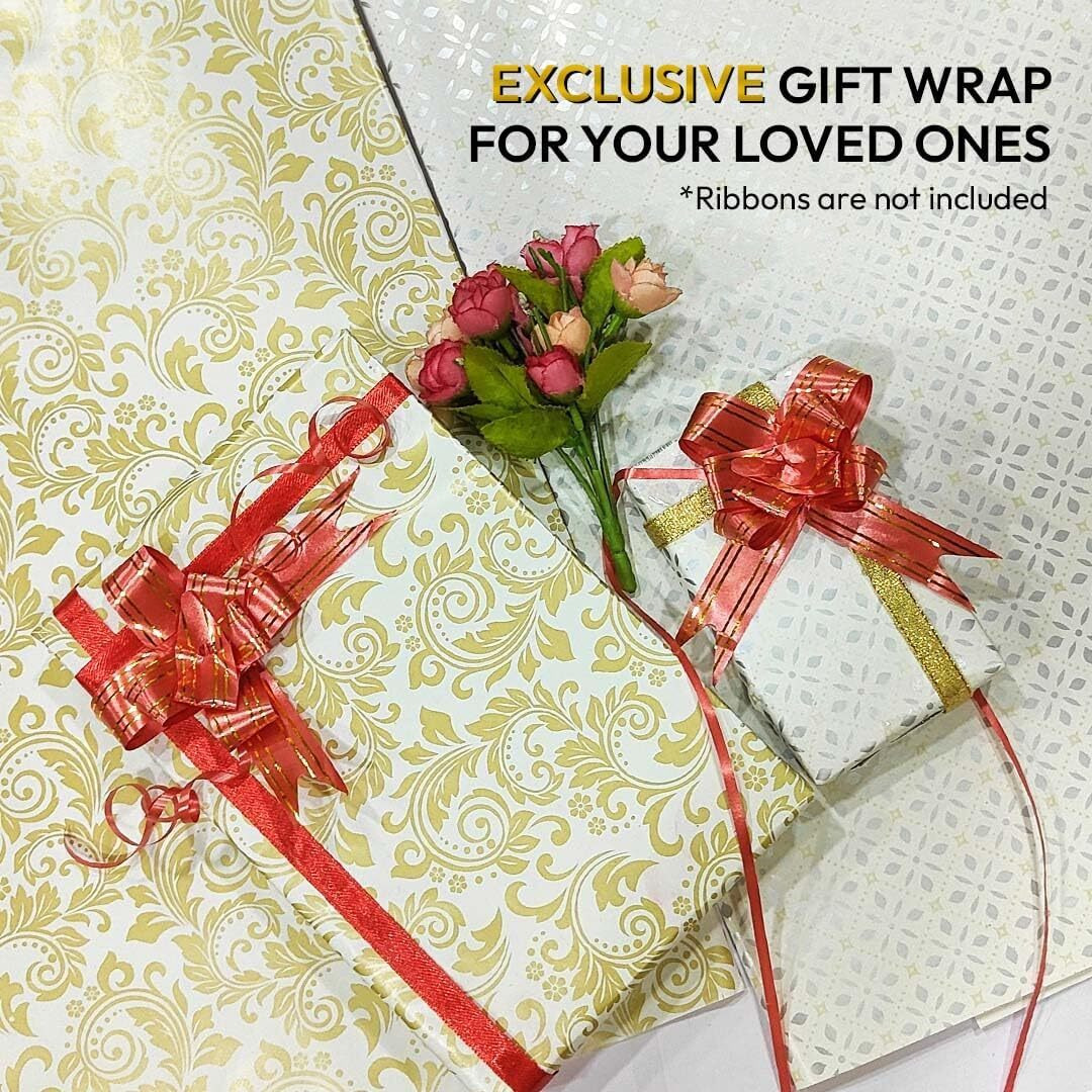 Ofixo Md9 Premium Design Gift Wrapping Paper Sheet, Gift Paper, Gift Papers Sheets, Gift Cover Rapping Paper, Gift Packing Materials, Paper Sheet For Gift Packing (Mix Design - Pack Of 6)