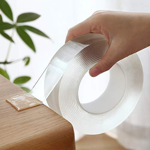 Khakhi Dust Double Sided Nano Magic Strong Grip Waterproof Traceless Removable Washable Adhesive 3Meter |
