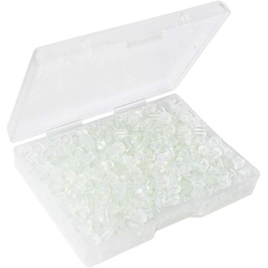 Diy Crafts Pack Of 200 Pcs, Silver, Pairs Bullet Clutch Earring Backs With Pad Earring Safety Backs (Silver Gold C (Pack Of 200 Pcs, Silver)