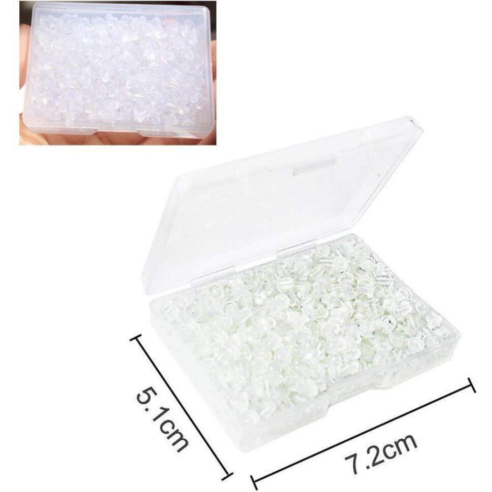 Diy Crafts Pack Of 200 Pcs, Silver, Pairs Bullet Clutch Earring Backs With Pad Earring Safety Backs (Silver Gold C (Pack Of 200 Pcs, Silver)