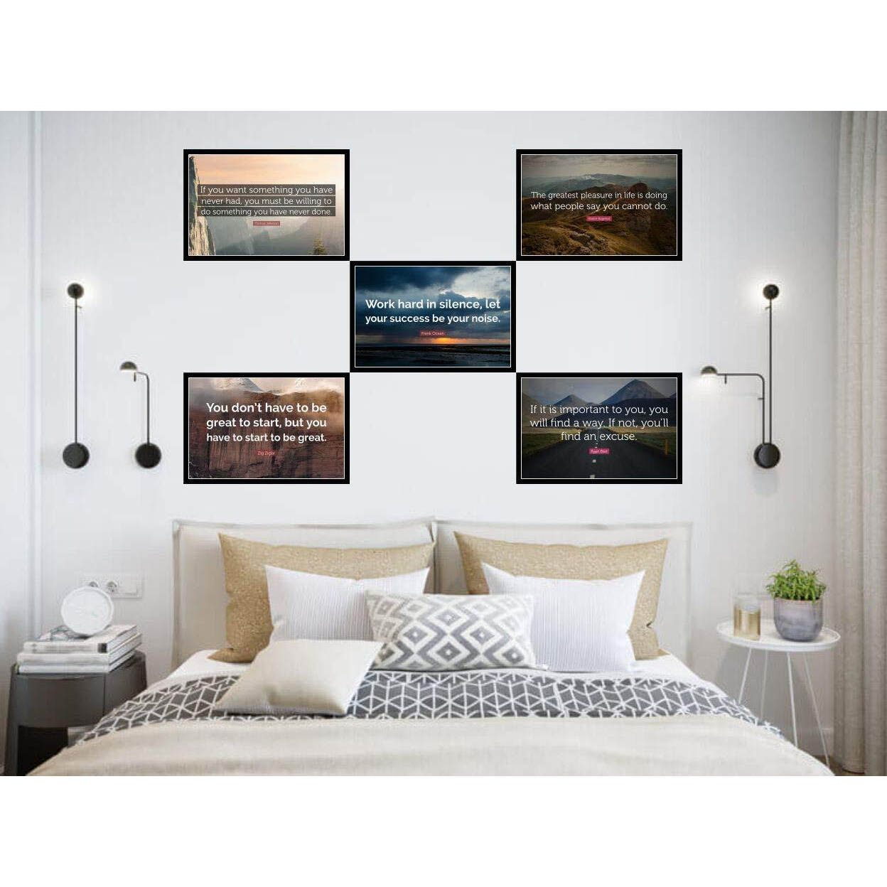 Kreepo Inspirational And Motivational Paper Poster For Student Wall And Door Decoration For Home And Official Use (12 X 18 Inch, Multicolour) Set Of-10