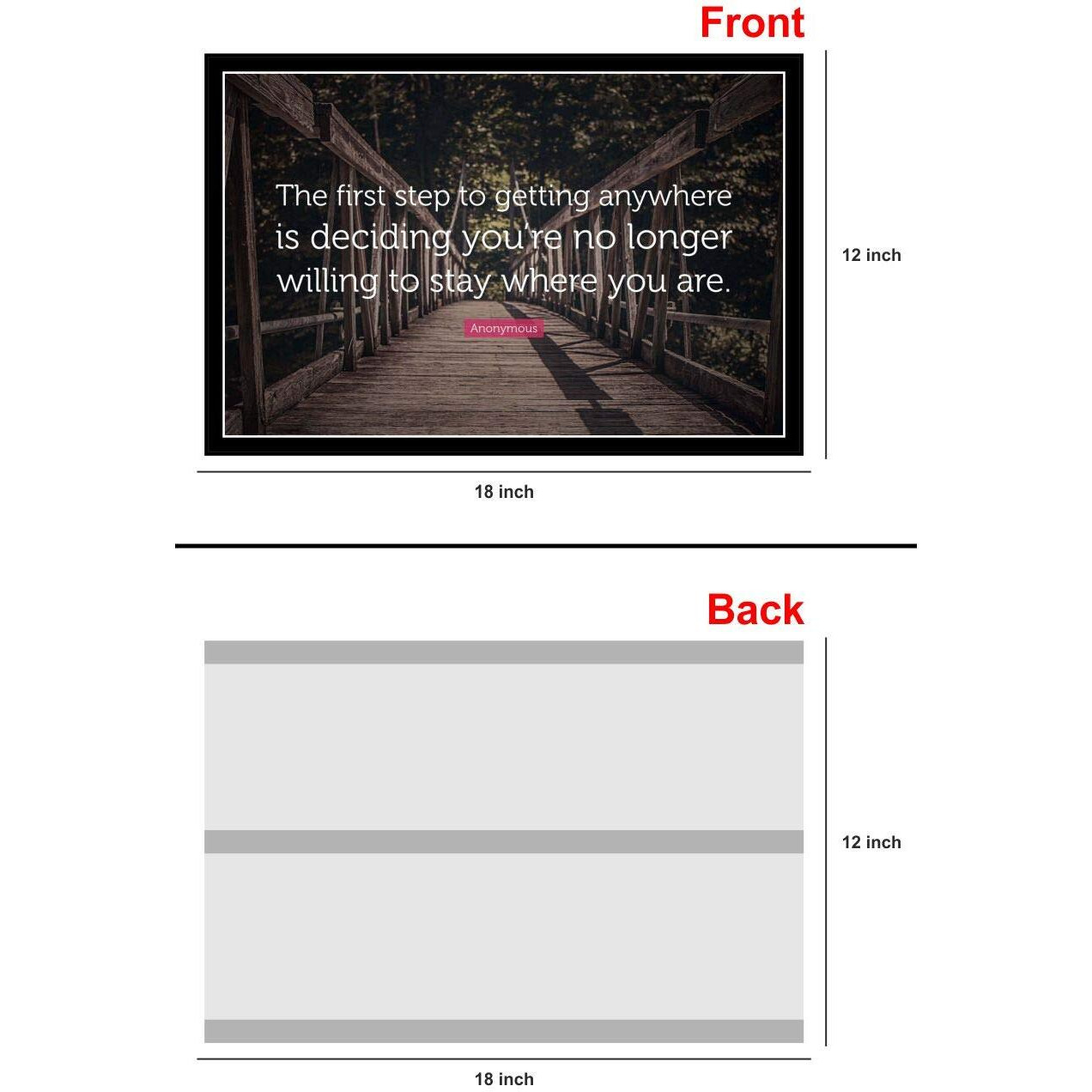 Kreepo Inspirational And Motivational Paper Poster For Student Wall And Door Decoration For Home And Official Use (12 X 18 Inch, Multicolour) Set Of-10