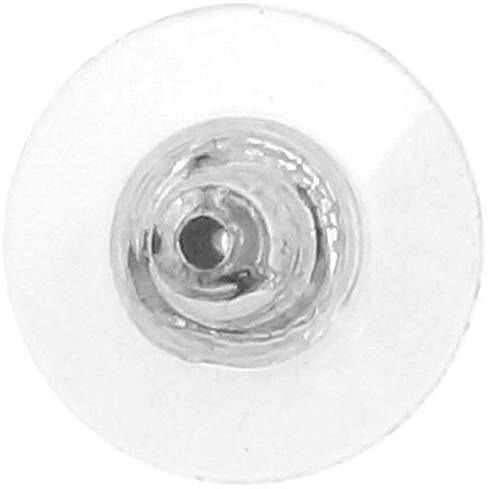 Diy Crafts Women's Pairs Bullet Clutch Earring Backs With Pad Silver Gold Clear And Flat Pack Of 75 Pieces Small Do It Yourself