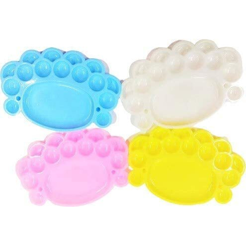 Gold Leaf Multicolored Circular Light Weight Mixing Color Palettes For Art And Craft Making Design Set Of 4